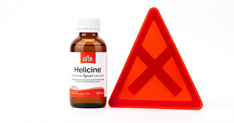 Hélicidine et toux grasse : contre-indication, risques et alternatives