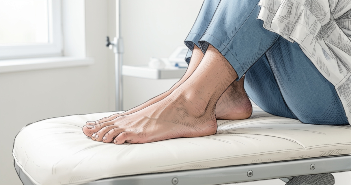 Lésion de Lisfranc : reconnaître le gonflement et la douleur du médiopied